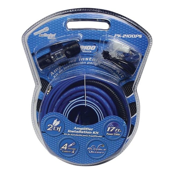 Audiopipe Audiopipe PK2100PS 2100W 4 Gauge Fliexible Cables Amplifier Wiring Kit PK2100PS - main